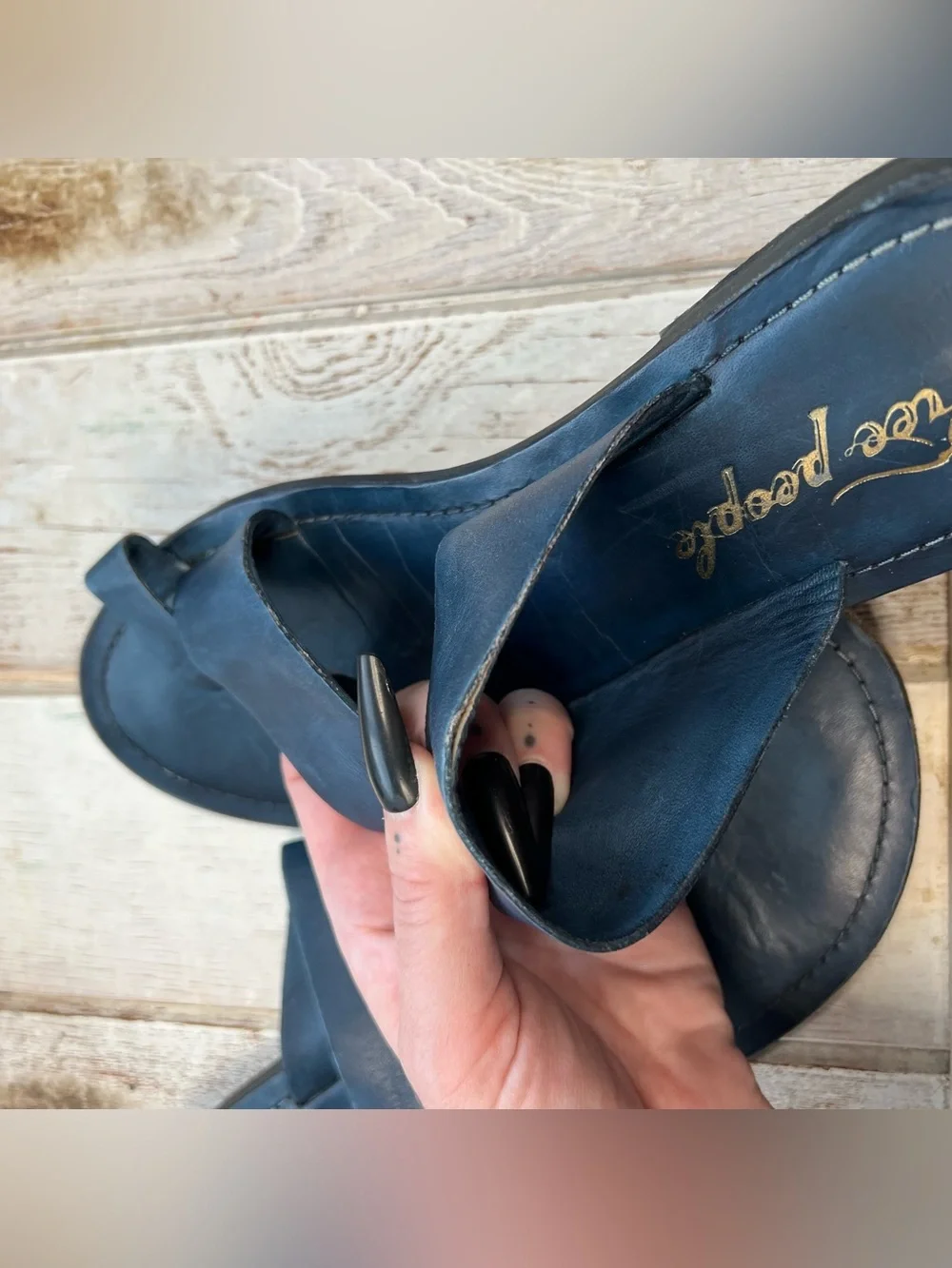 Free People Abilene Toe Loop Sandals AS IS